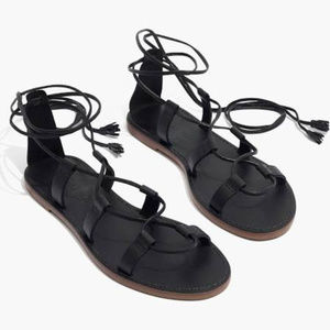 Madewell Womens Boardwalk Lace-Up Sandal